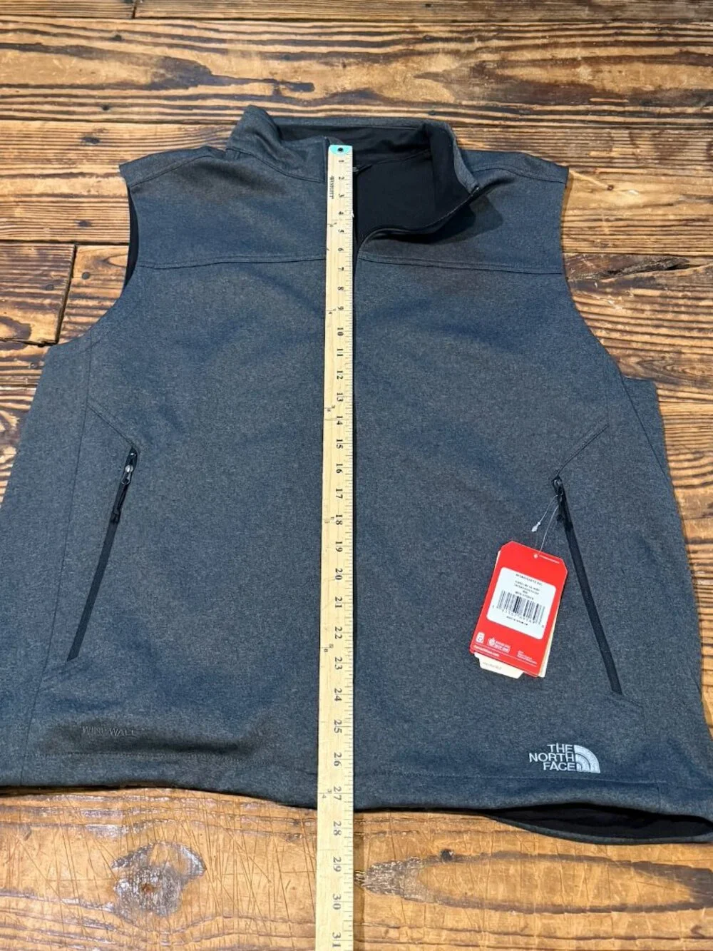 NEW North Face Ridgeline Vest Mens Size XXL WindWall SS Gray NWT 3rd Party Logo